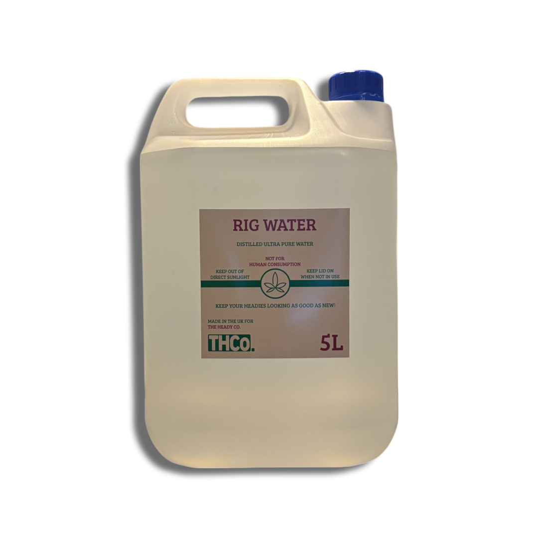 5 litre container of THCo. Rig Water Distilled Water