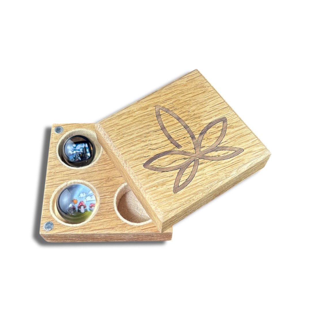 Wooden Marble Box