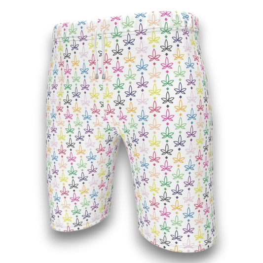 Colorful patterned shorts 