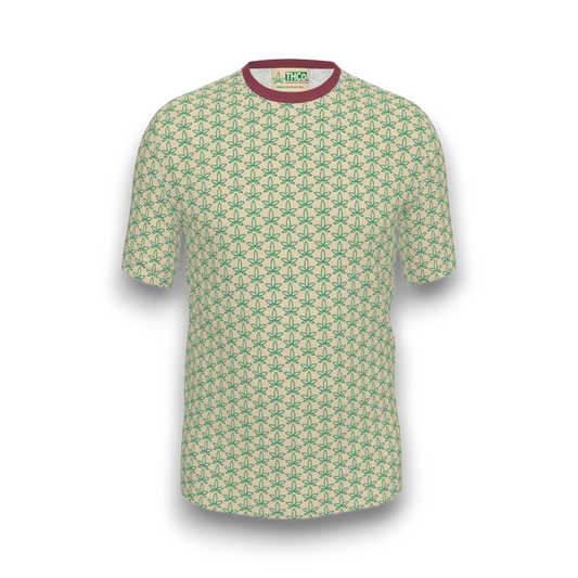 Green patterned t-shirt