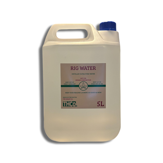 5 litre container of THCo. Rig Water Distilled Water