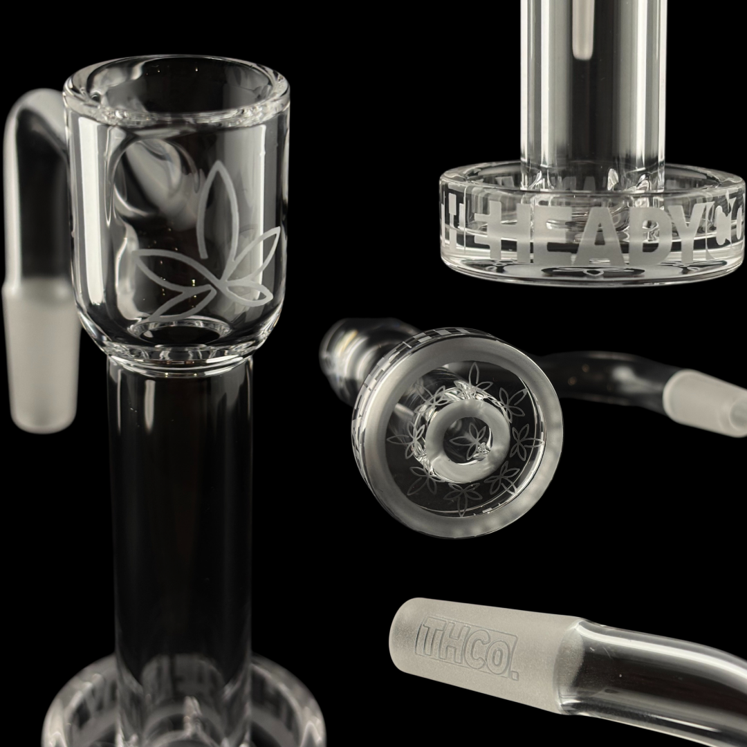 THCo. XL Slurper with infini-leaf logo and THCo. logo on a black background