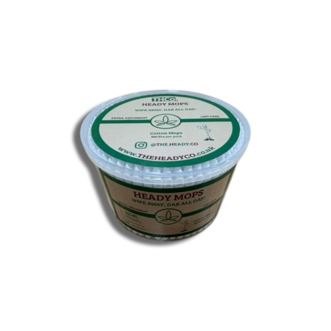 Container of 'Heady Mops' by The Heady Co.
