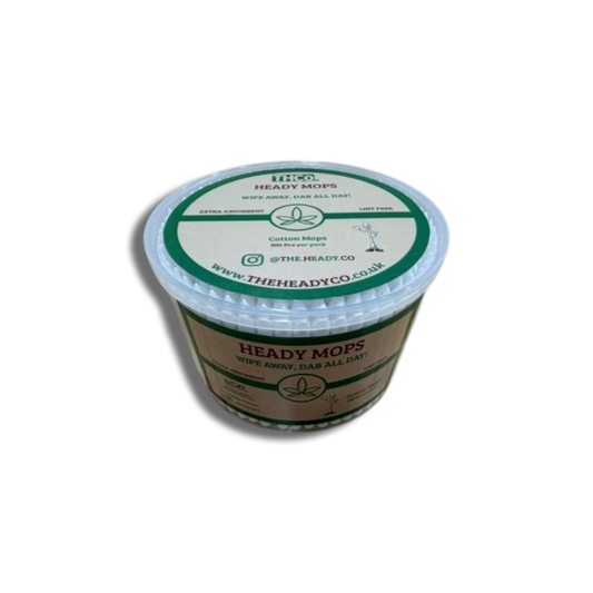 Container of 'Heady Mops' by The Heady Co.